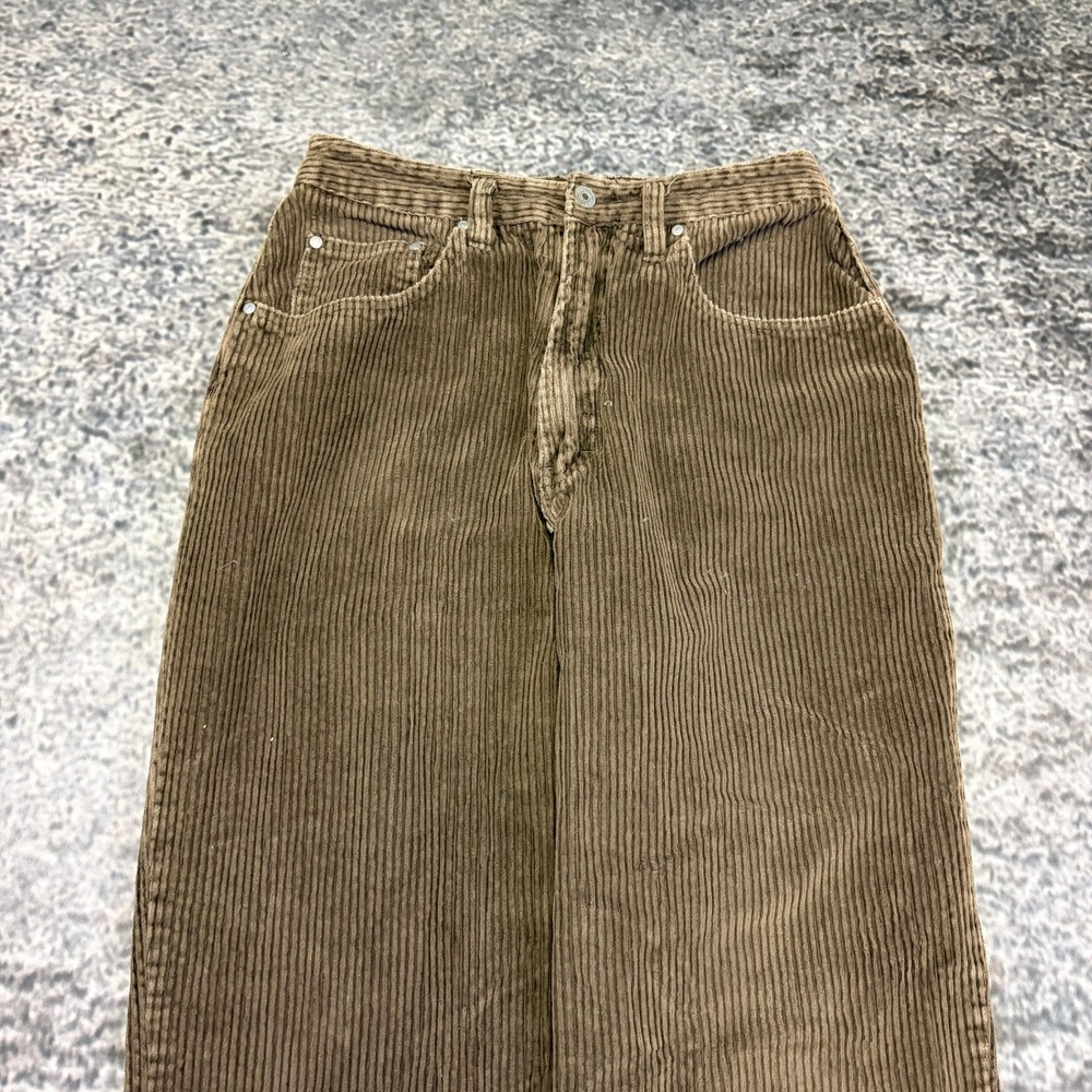 Unionbay Corduroy Pants Womens 11 (27x30) Brown Straight Leg Casual VTG Y2K - Picture 6 of 14